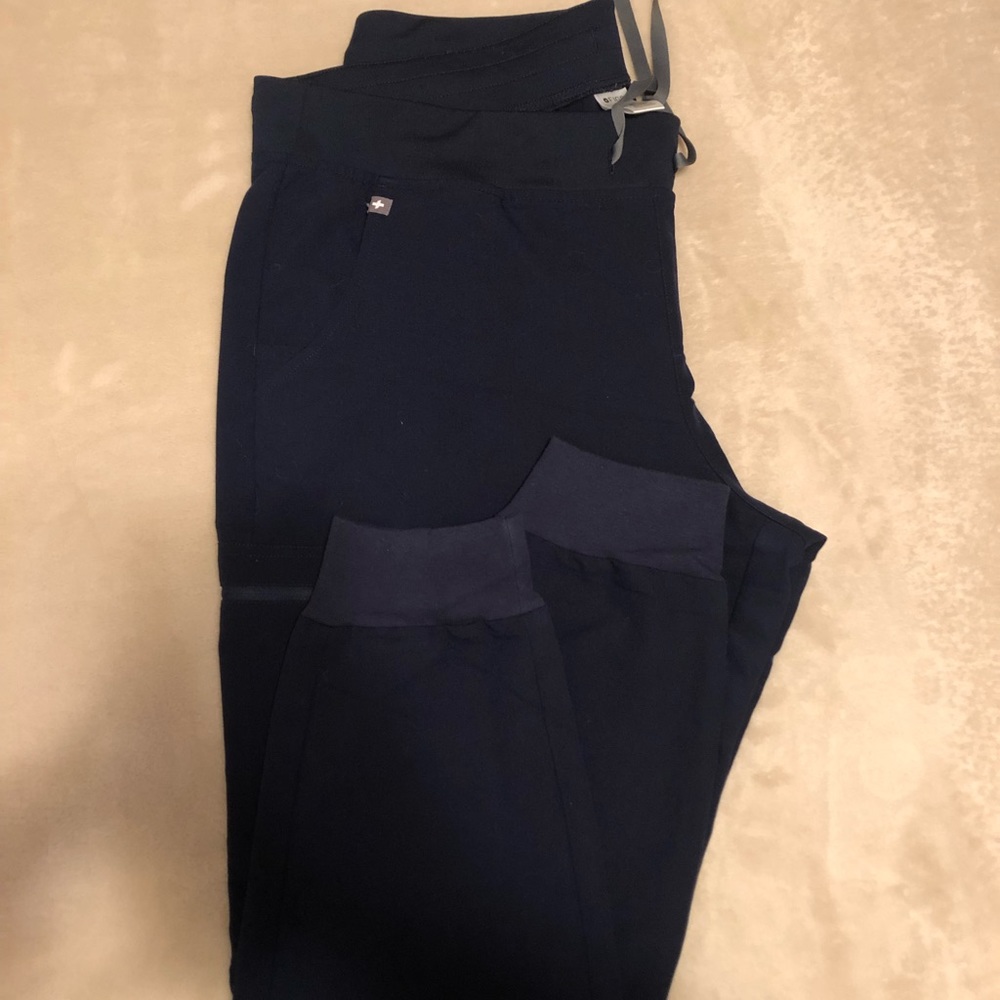 Figs Jogger Navy Scrub Pants